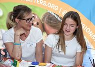 Jennie Garth, Lonnie Chavis And Ron Livingston Volunteer At My PlayClub Hosted By Inclusion Matters By Shane's Inspiration (Image via Getty)